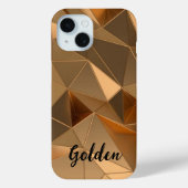 Gouden Geometrisch Ontwerp iPhone Case- Elegant Go Case-Mate iPhone Case (Achterkant)