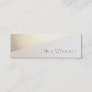 Gouden Geometrische Beauty Salon Hair Stylist Mini Visitekaartje