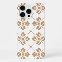 "Gouden Geometrische Bloem" Elegante Patroon Hoesj