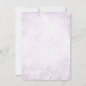 Gouden Geometrische Diamond Lavendel Repetitie Din Kaart (Achterkant)