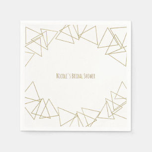 Gouden Geometrische Driehoeken Moderne Glamour Chi Servet