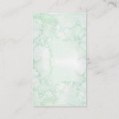 Gouden Geometrische Greenery Wedding QR Online RSV Informatiekaartje (Achterkant)