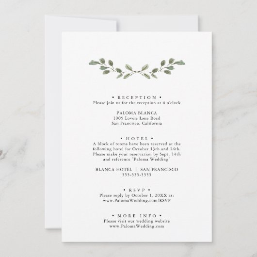 Gouden Geometrische Groene Achter & Voorzijde Form Kaart (Achterkant)