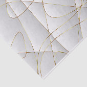 Gouden geometrische lijnen tissuepapier (Detail)