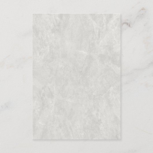 Gouden Geometrische Marmeren Bruiloft Details Informatiekaartje (Achterkant)