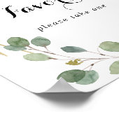 Gouden Geometrische Moderne Kalligrafie Favorieten Poster (Hoek)