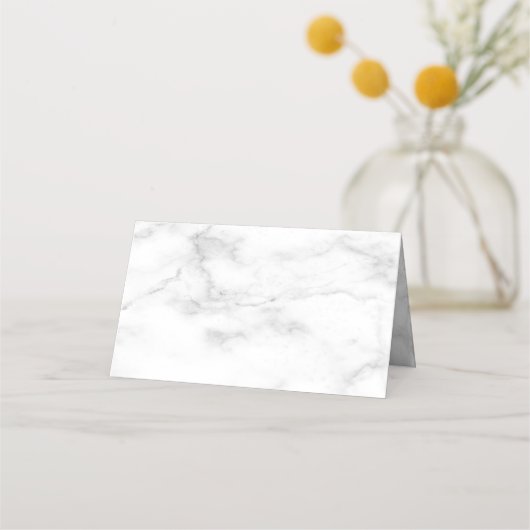 Gouden geometrische pruim Paarse marmeren bloem Plaatskaartje (Achterkant)