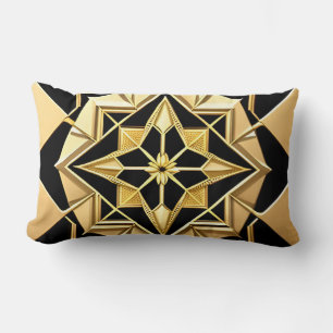 Gouden Geometrische Versiering Kussen