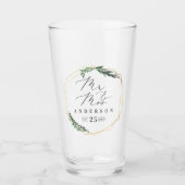 gouden geometrische waterverf glas (Voorkant)