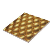 Gouden Geplooid Ontwerp  Tegeltje (Zijkant)