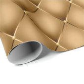 Gouden geruite inpakpapier (Rol Hoek)
