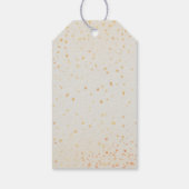 Gouden Gesprokkeld Cadeaukaartjes Cadeaulabel (Achterkant)