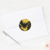 Gouden Gevederde Ster Stickers (Envelop)