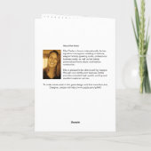 Gouden Geweien | Kerstkaart Feestdagen Kaart (Achterkant)