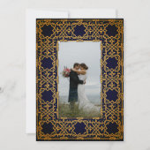 Gouden geweven Keltische knoop Bedankkaart (Voorkant)