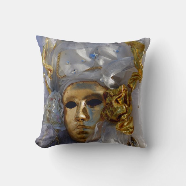 Gouden Gezicht Kussen (Voorkant)