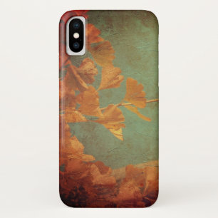Gouden gingko boom groen goud oosterse vintage Case-Mate iPhone case