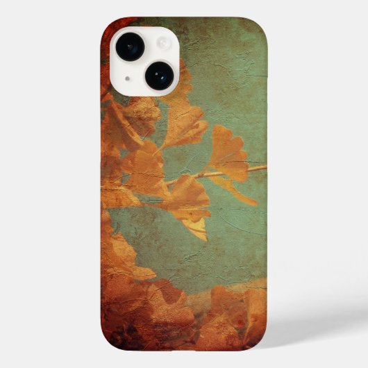 Gouden gingko boom oosters groen Case-Mate iPhone case (Achterkant)