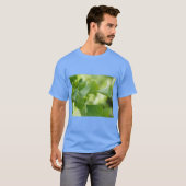 Gouden Ginkgo-blad Kunst T-shirt (Voorkant volledig)