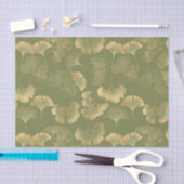 Gouden Ginkgo Herfstpatroon Tissuepapier (Craft)