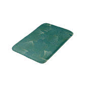 Gouden Ginkgo laat art deco achter Badmat (Gekanteld)