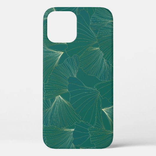 Gouden Ginkgo laat art deco achter Case-Mate iPhone Case (Achterkant)