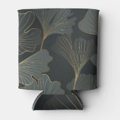 Gouden Ginkgo: luxe bloemendeco. Blikjeskoeler (Voorkant)