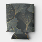 Gouden Ginkgo: luxe bloemendeco. Blikjeskoeler (Achterkant)