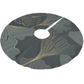 Gouden Ginkgo: luxe bloemendeco. Kerstboom Rok (Gekanteld)