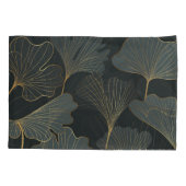 Gouden Ginkgo: luxe bloemendeco. Kussensloop (Achterkant)