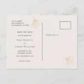 Gouden Ginkgo verlaat Bourgogne om de datum te red Aankondigingskaart (Achterkant)