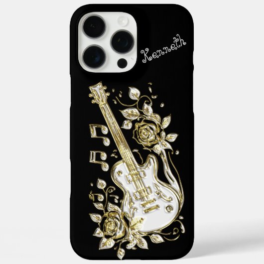 Gouden Gitaar Slaat Perfect Chord Case-Mate iPhone Case (Achterkant)