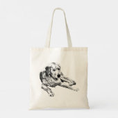 Gouden, gladde schaduwtonen tote bag (Achterkant)