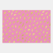 Gouden Glam Abstract Inpakpapier Vel (Voorkant 3)