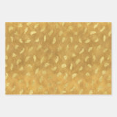 Gouden Glam Abstract Inpakpapier Vel (Voorkant)