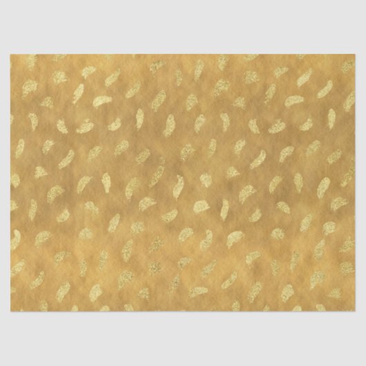 Gouden Glam Abstract Tissuepapier (Voorkant)