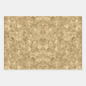 Gouden Glam Achtergrond Inpakpapier Vel (Voorkant)