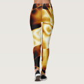 Gouden Glam Brons Moderne Chic Leggings (Achterkant)