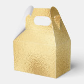  Gouden Glam Bruiloft, Partij, Vrijgezellenfeest Bedankdoosjes (Achterkant)