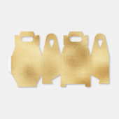  Gouden Glam Bruiloft, Partij, Vrijgezellenfeest Bedankdoosjes (Uitgevouwen)