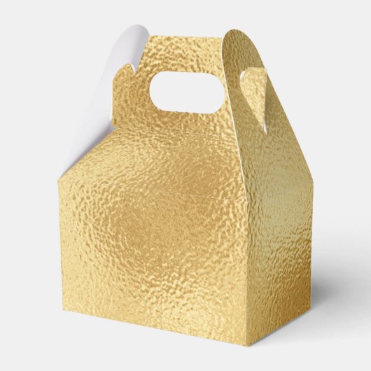  Gouden Glam Bruiloft, Partij, Vrijgezellenfeest Bedankdoosjes (Voorkant Zijde)