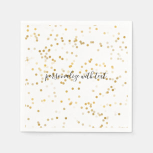 Gouden Glam Confetti Servetten