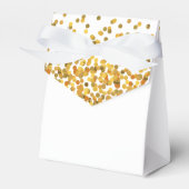 Gouden Glam Confetti Stippen Bedankdoosjes (Voorkant Zijde)