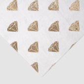 Gouden Glam Diamonds Tissuepapier (Detail)