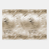 Gouden Glam Dierenprint Inpakpapier Vel (Voorkant 2)
