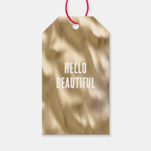  Gouden Glam en Leopard Cadeaulabel (Voorkant)