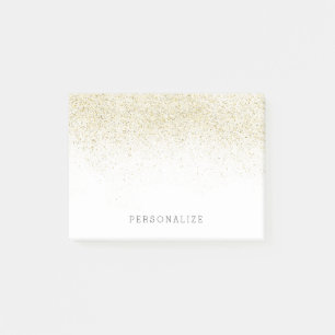 Gouden Glam Faux schittert Post-it® Notes