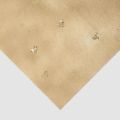 Gouden Glam Glitter Harten Trouwfeest Tissuepapier (Detail)