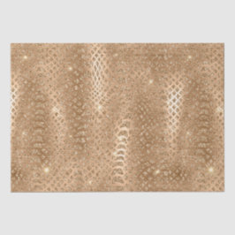Gouden Glam Glitter Snake Skin Tissuepapier