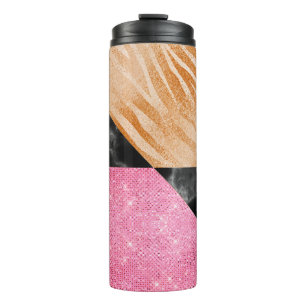 Gouden Glam Glitters Thermosbeker